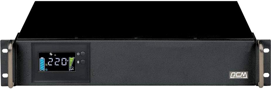 Источник бесперебойного питания 2U 19" RM 1500ВА Powercom "King Pro RM KIN-1500AP LCD", C13, черный