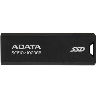 Внешний SSD диск 1ТБ ADATA "SC610" SC610-1000G-CBK/RD, черный