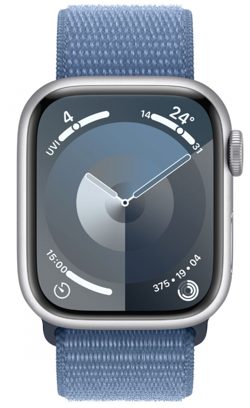 Умные часы Apple Watch "Series 9" MR9F3ZP/A, ледяной синий