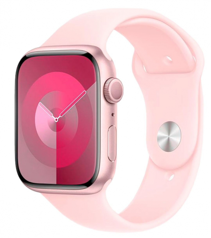 Умные часы Apple Watch "Series 9" MR9H3ZP/A, размер M/L, нежно-розовый