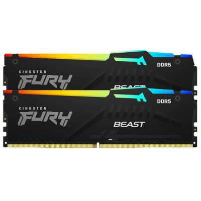 Модуль оперативной памяти 2x8ГБ DDR5 SDRAM Kingston "FURY Beast" KF556C40BBAK2-16