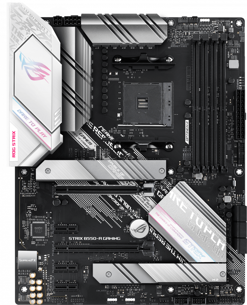 Материнская плата SocketAM4 ASUS "ROG STRIX B550-A GAMING"