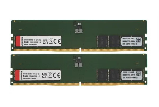 Модуль оперативной памяти 2x32ГБ DDR5 SDRAM Kingston "Value RAM" KVR48U40BD8K2-64