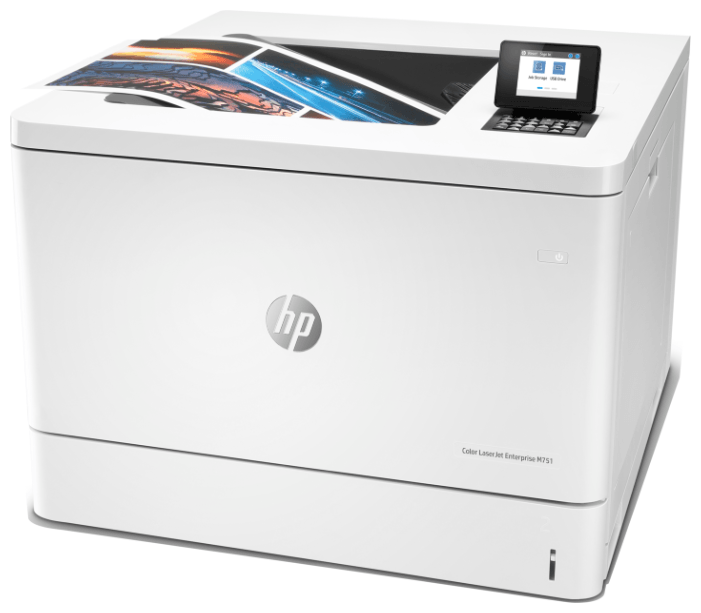 Цветной лазерный принтер HP "Color LaserJet Enterprise M751dn" A3, 1200x1200dpi, белый