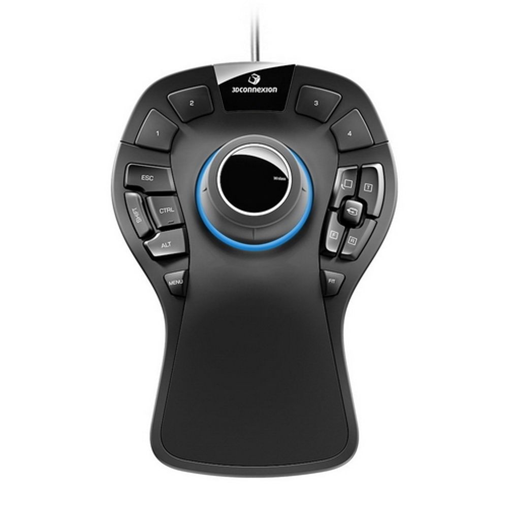 3D мышь 3DConnexion "SpaceMouse Pro" 3DX-700040, 15кн., черный