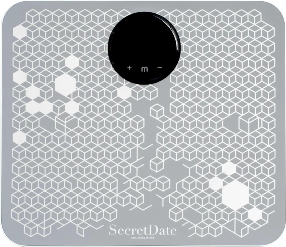 Напольные весы SecretDate "SD-MSC1", электронные, серый