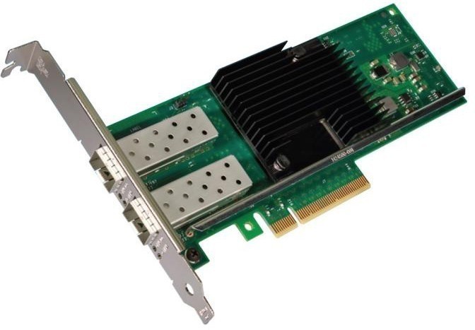 Серверный сетевой адаптер Ethernet 10Гбит/сек. Intel "Server Adapter X710-DA2" X710DA2BLK, 2xSFP+