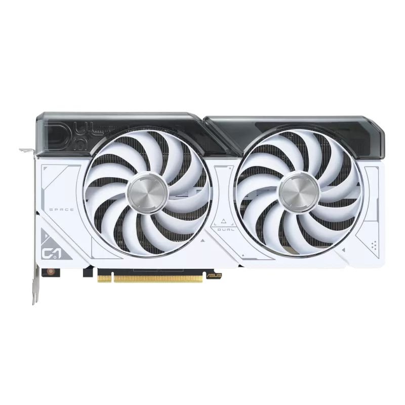 Видеокарта ASUS "GeForce RTX 4070 SUPER" DUAL-RTX4070S-O12G-WHITE