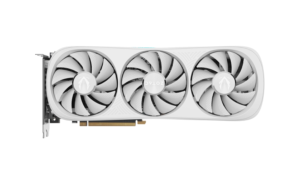 Видеокарта Zotac "GeForce RTX 4070 Ti SUPER Trinity OC White Edition" ZT-D40730Q-10P