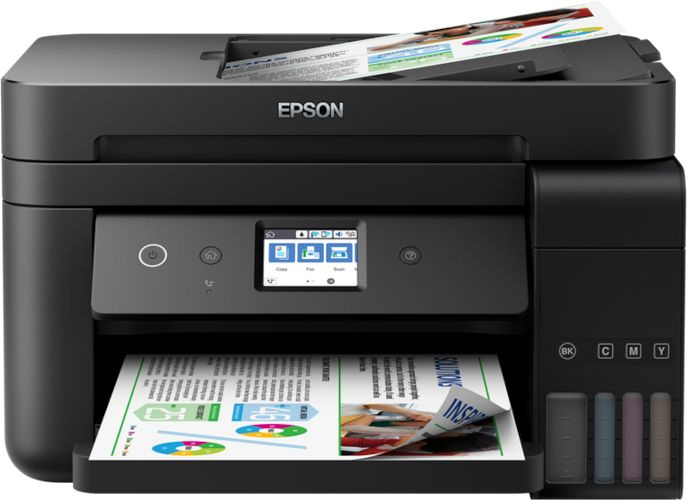 Многофункциональное устройство Epson "L6290" A4, струйный, принтер + сканер + копир + факс, ЖК 2.4", черный