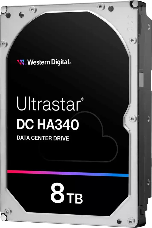 Жесткий диск 8ТБ Western Digital "Ultrastar DC HA340 WUS721208BLE604", 7200об./мин., 256МБ