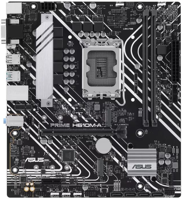 Материнская плата Socket1700 ASUS "PRIME H610M-A-CSM"