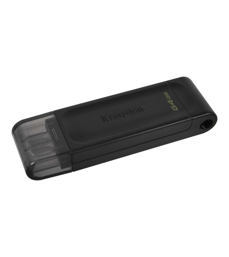 Накопитель USB flash 64ГБ Kingston "DataTraveler 70" DT70/64GB, черный