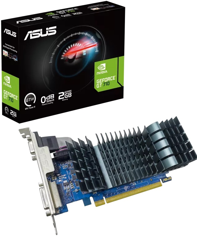 Видеокарта ASUS "GeForce GT 710" GT710-SL-2GD5-BRK-EVO