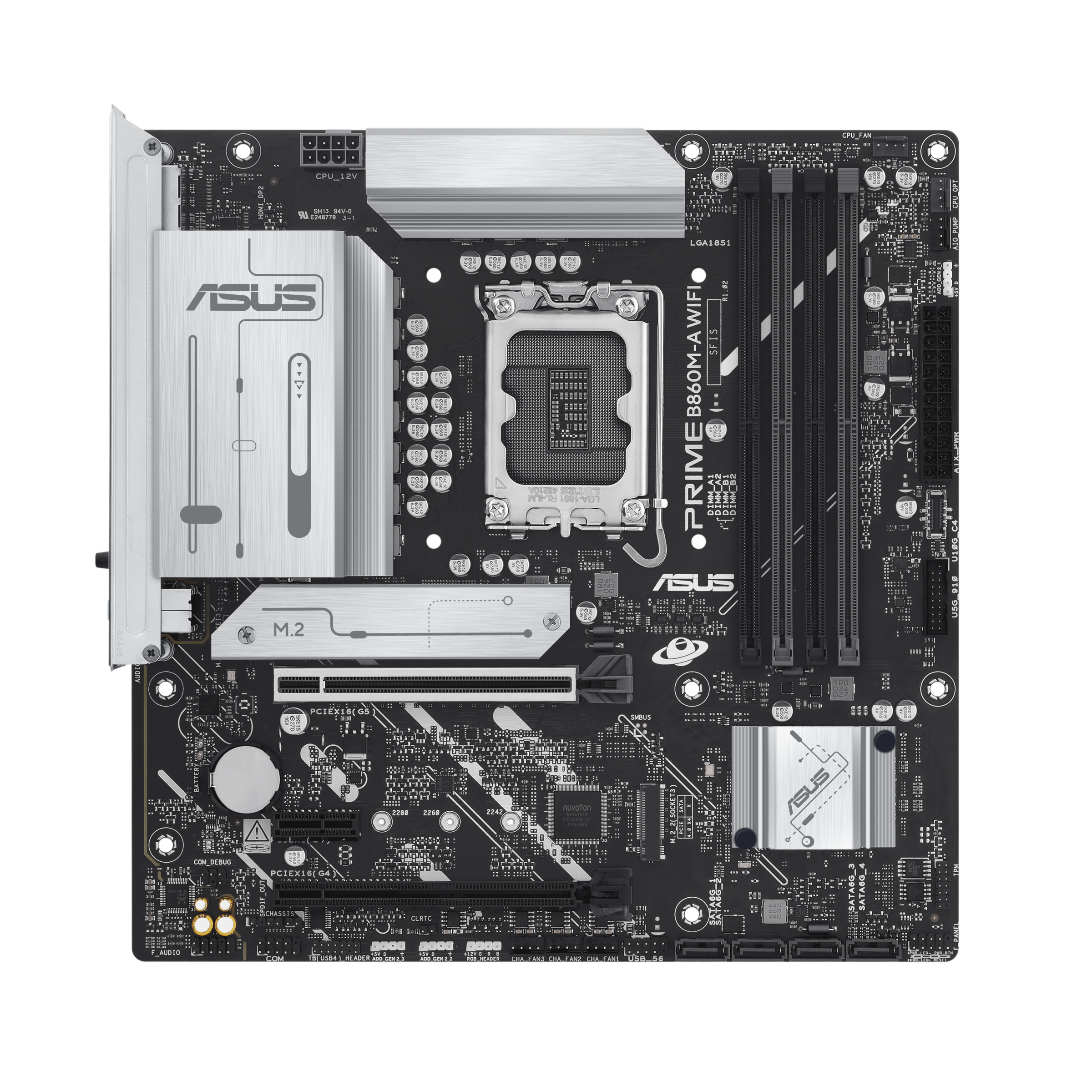 Материнская плата Socket1851 ASUS "PRIME B860M-A WIFI"