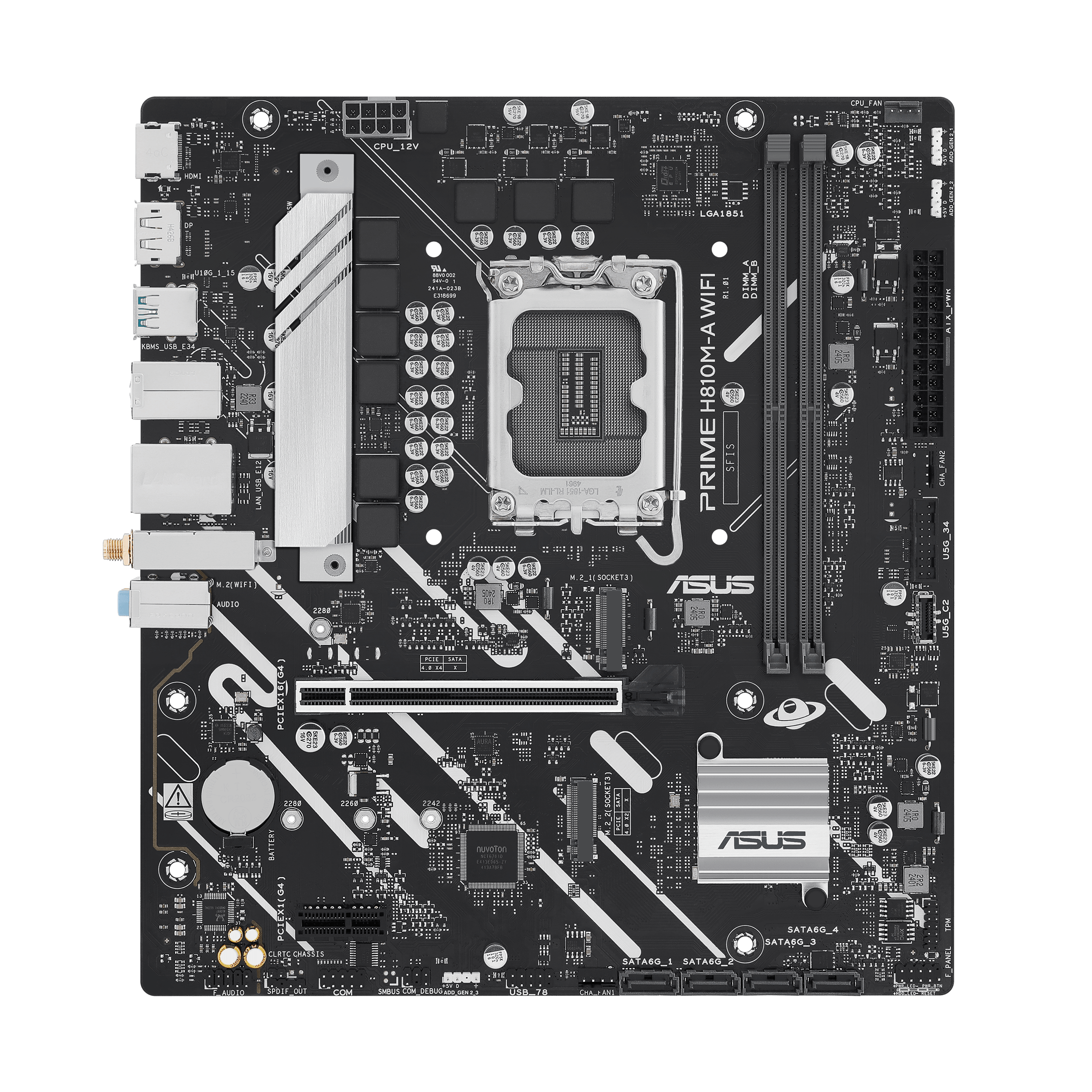 Материнская плата Socket1851 ASUS "PRIME H810M-A WIFI"