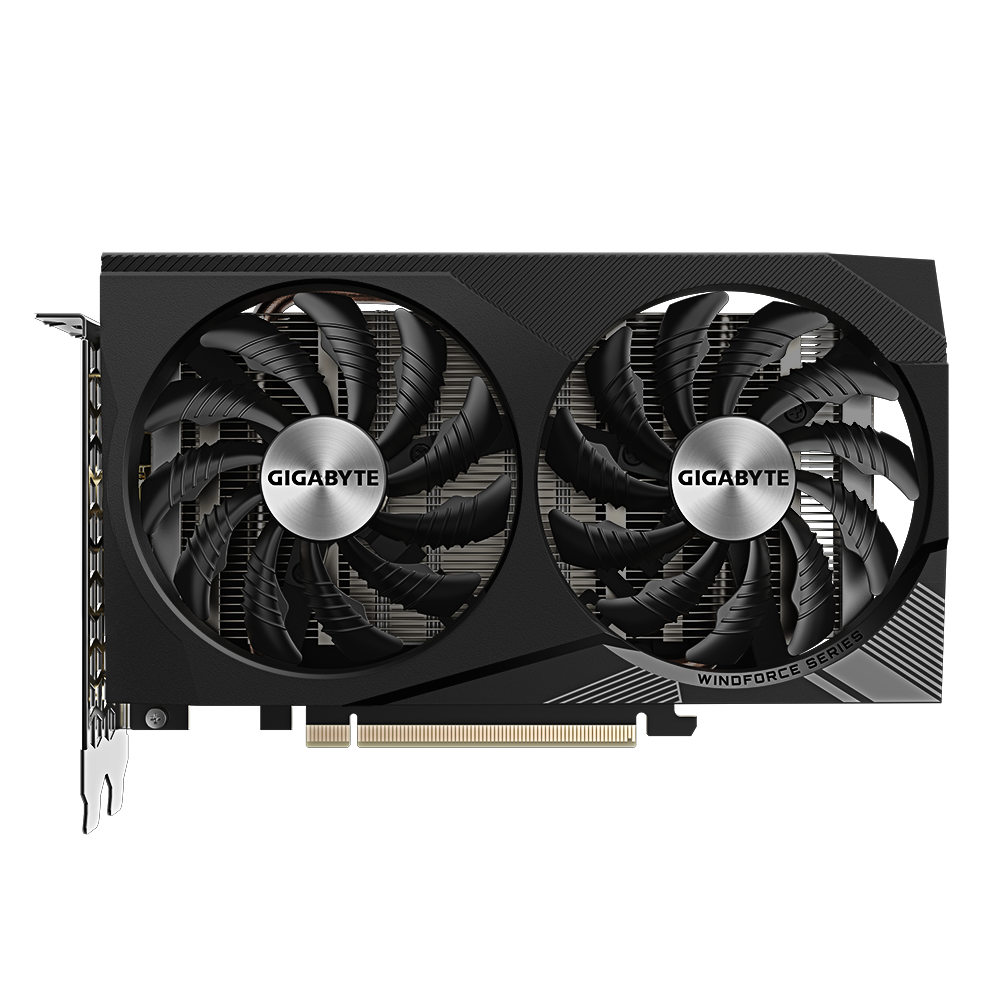 Видеокарта GIGABYTE "GeForce RTX 3050 WINDFORCE OC V2 8G" GV-N3050WF2OCV2-8GD