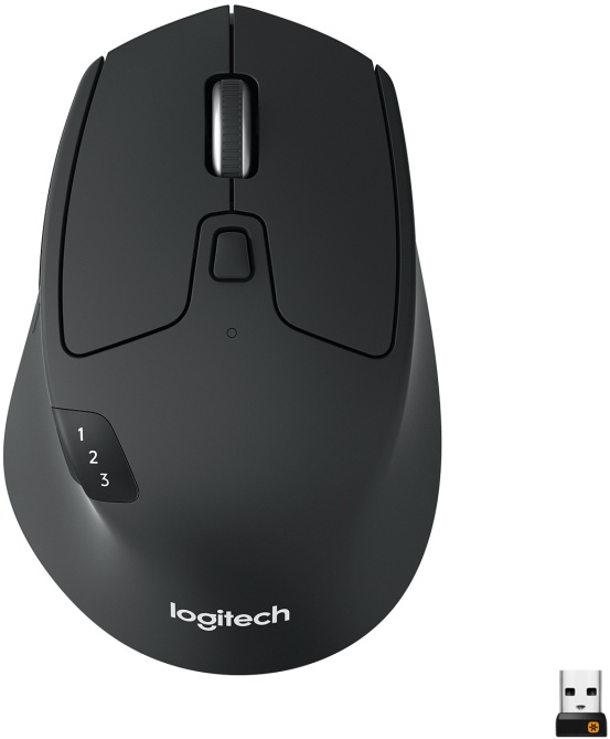 Оптическая мышь Logitech "M720 Triathlon" 910-004794, беспров., 6кн.+скр., черный
