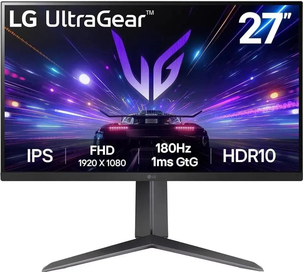 Монитор 27.0" LG "UltraGear 27GS65F-B" 1920x1080, IPS, черный