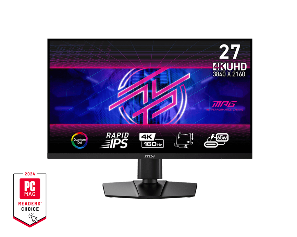 Монитор 27.0" MSI "MPG 274URF QD" 9S6-3CC29H-275, 3840x2160, IPS, черный