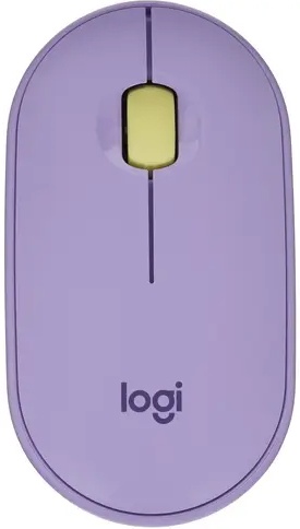 Оптическая мышь Logitech "Pebble M350" 910-006654, беспров., 2кн.+скр., фиолетовый