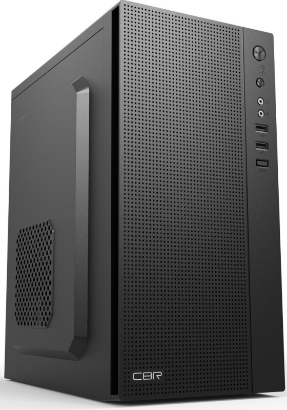 Корпус Minitower CBR "MX08" PCC-MATX-MX08-WPSU, mATX, черный