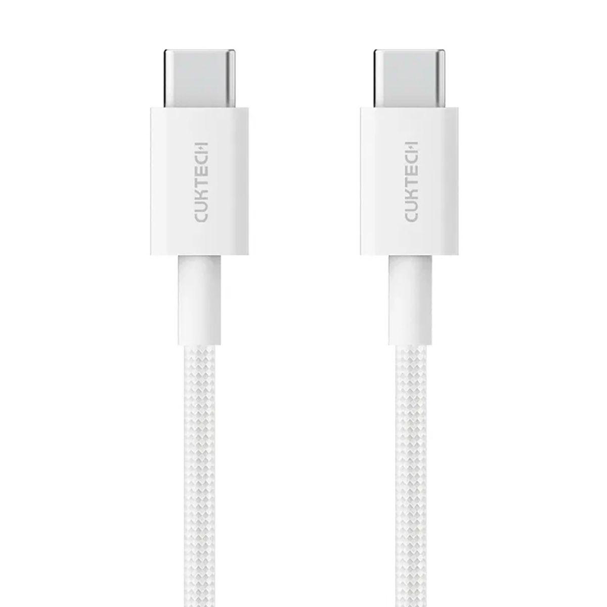 Кабель соединительный Type-C-Type-C CUKTECH "CTC315P", 60Вт, 3А, белый