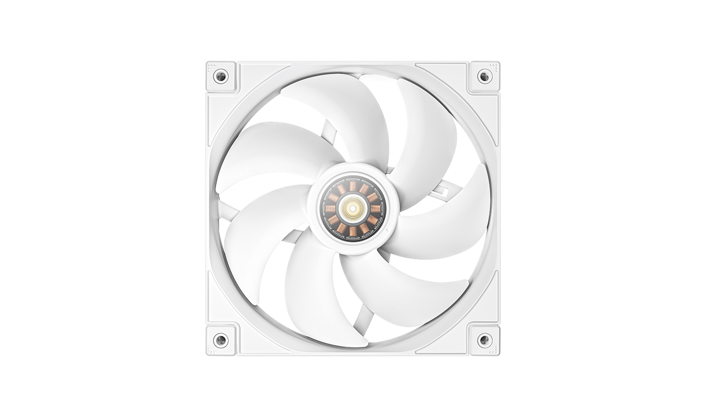 Вентилятор Deepcool "FT14 WH" R-FT14-WHWPN1-G, d140мм, 500-1650об./мин., подсветка