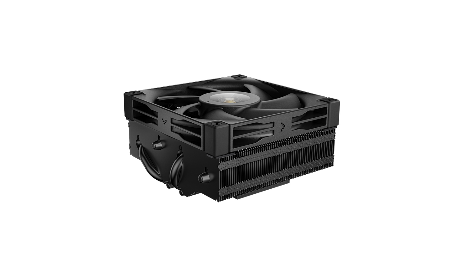 Кулер для процессора Socket115x/1200/1700/1851/AM4/AM5 Deepcool "AN400 BK" R-AN400-BKWNMN-G, Low profile