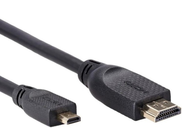 Кабель-переходник HDMI2.0<->micro-HDMI VCOM "CG587" черный