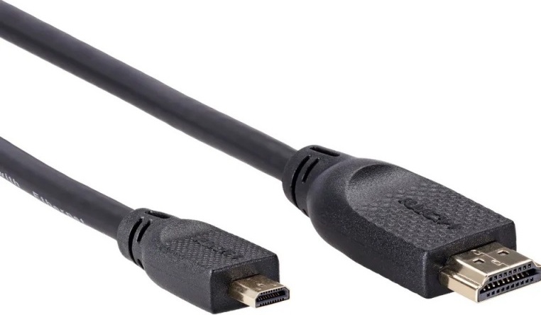 Кабель-переходник HDMI2.0<->micro-HDMI VCOM "CG587" черный