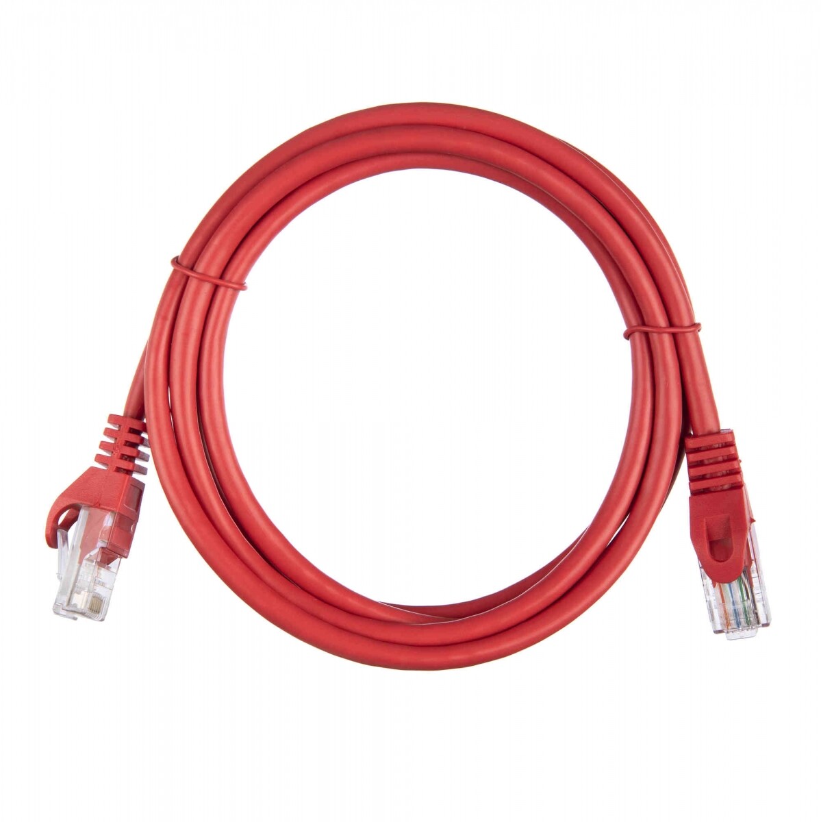 Патч-корд UTP 5e кат. ACD "ACD-LPU5E-15R" с разъемами RJ-45, красный