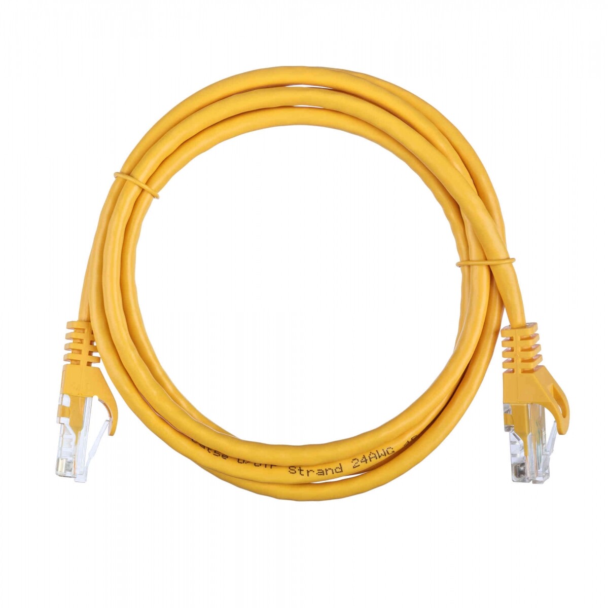 Патч-корд UTP 5e кат. ACD "ACD-LPU5E-15Y" с разъемами RJ-45, желтый