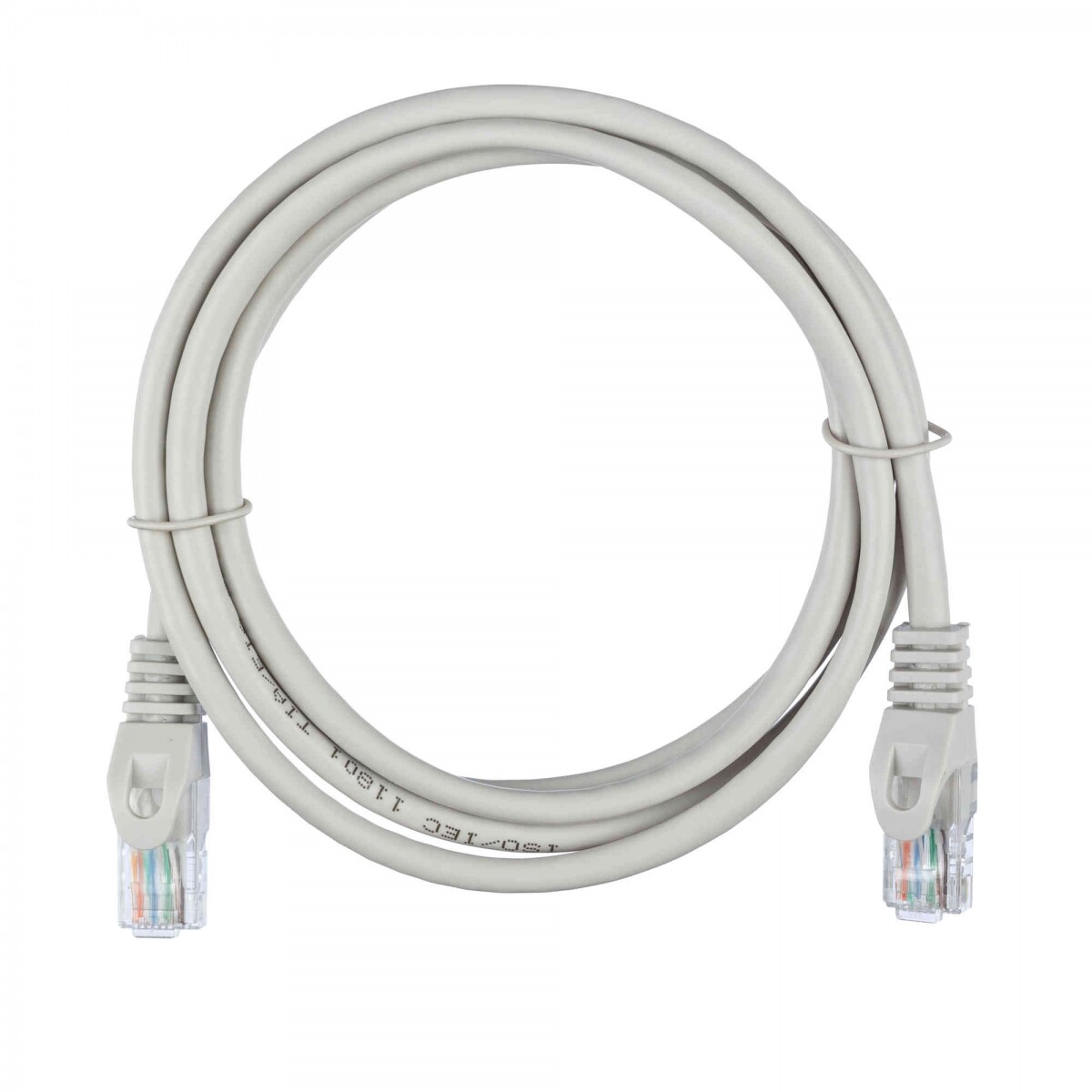 Патч-корд UTP 5e кат. ACD "ACD-LPU5E-15A" с разъемами RJ-45, серый