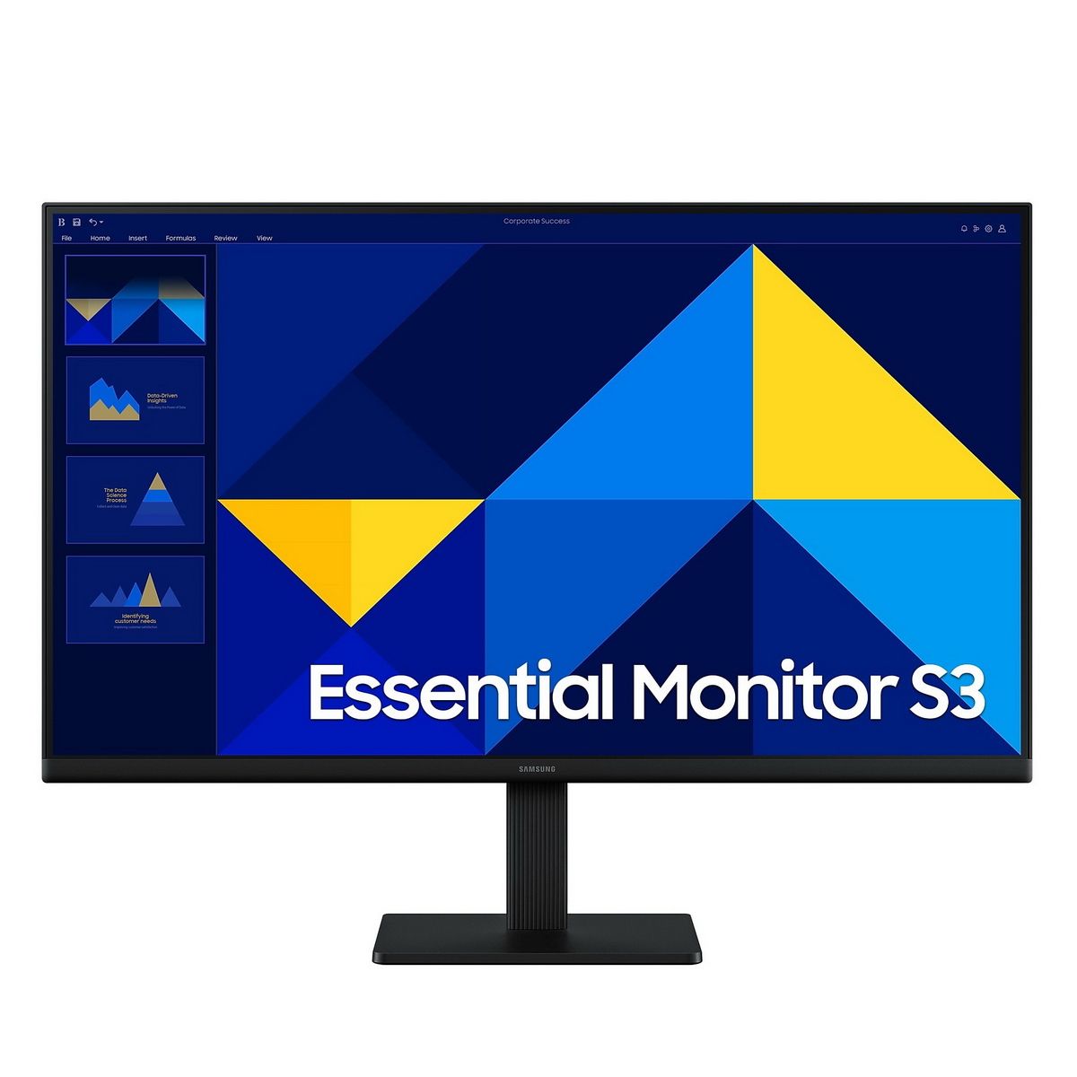 Монитор 27.0" Samsung "Essential S3 S30GD FHD" LS27D300GAIXCI 1920x1080, IPS, черный
