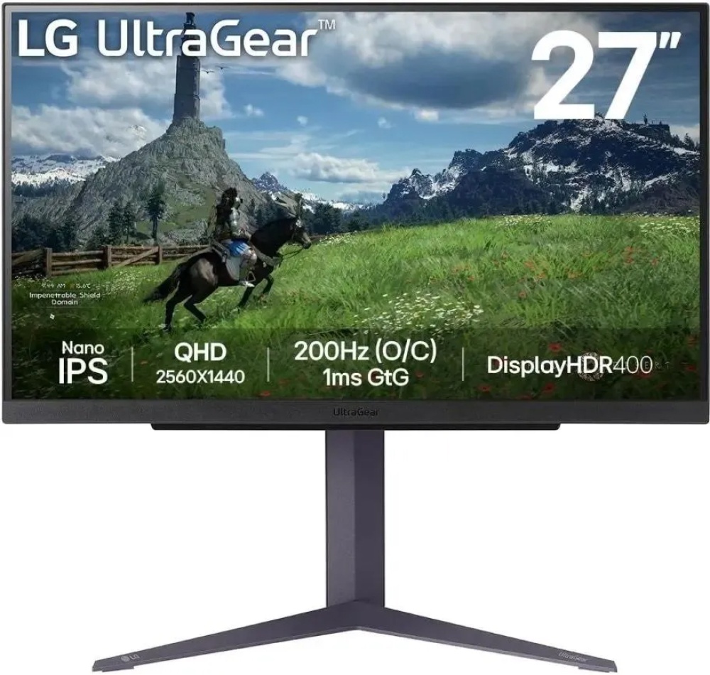 Монитор 27.0" LG "UltraGear 27GS85Q-B" 2560x1440, IPS, черный