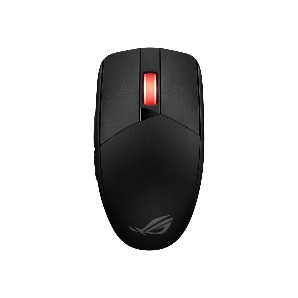 Оптическая мышь ASUS "ROG Strix Impact III Wireless" 90MP03D0-BMUA00, беспров., 5кн.+скр., подсветка, черный