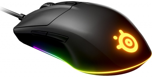 Оптическая мышь SteelSeries "Rival 3" 62513, 6кн.+скр., черный