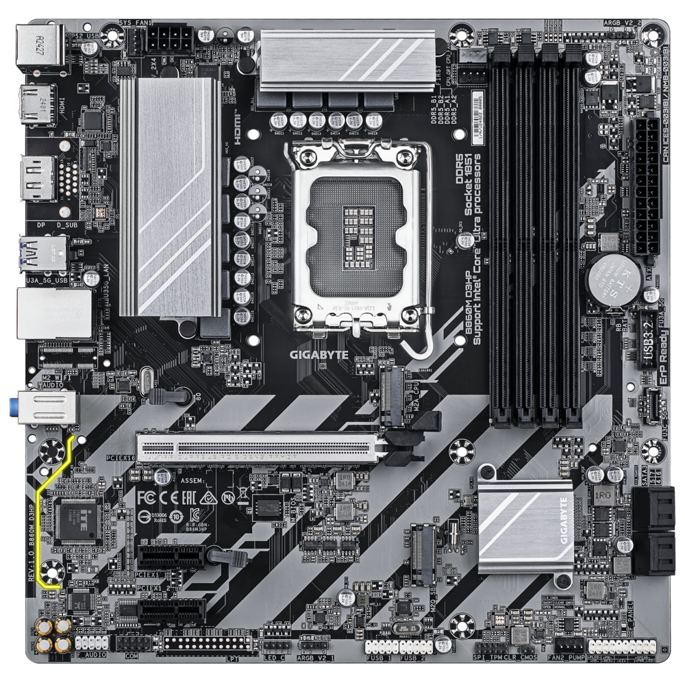 Материнская плата Socket1851 GIGABYTE "B860M D3HP"
