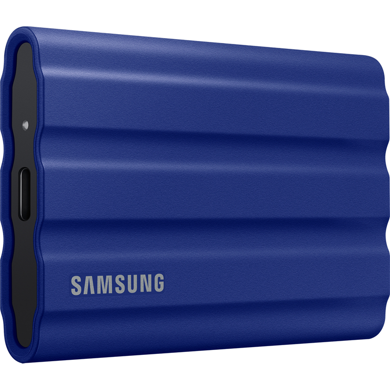 Внешний SSD диск 2ТБ Samsung "T7 Shield" MU-PE2T0R/WW, синий