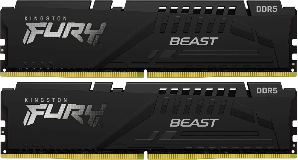 Модуль оперативной памяти 2x16ГБ DDR5 SDRAM Kingston "FURY Beast" KF560C30BBEK2-32