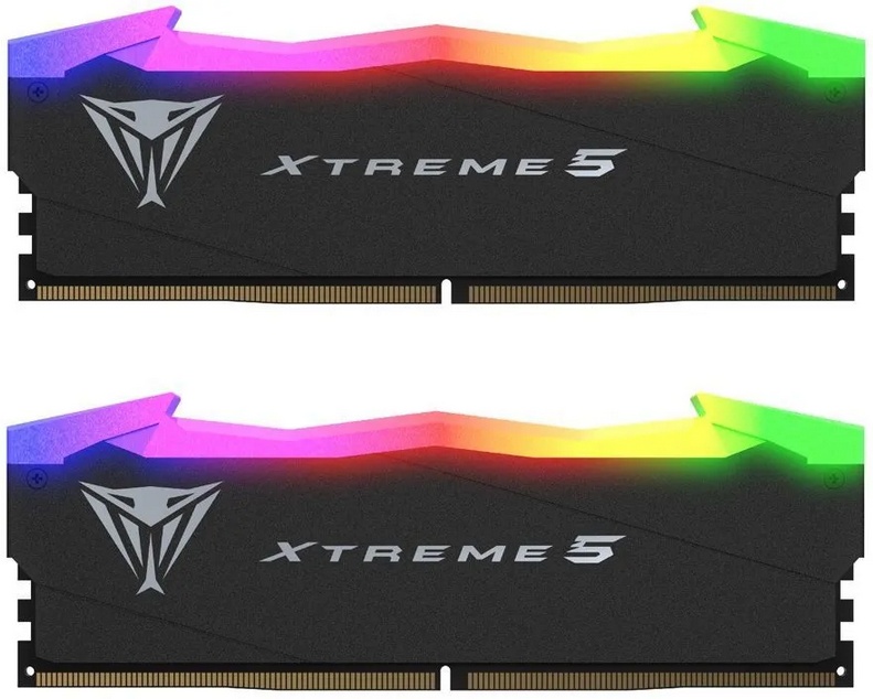 Модуль оперативной памяти 2x24ГБ DDR5 SDRAM Patriot "Viper Xtreme 5 RGB" PVXR548G80C38K