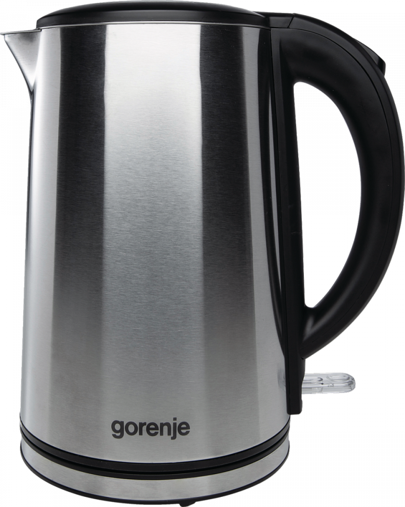 Чайник Gorenje "K15DWS" 740214, электрический, серебристо-черный