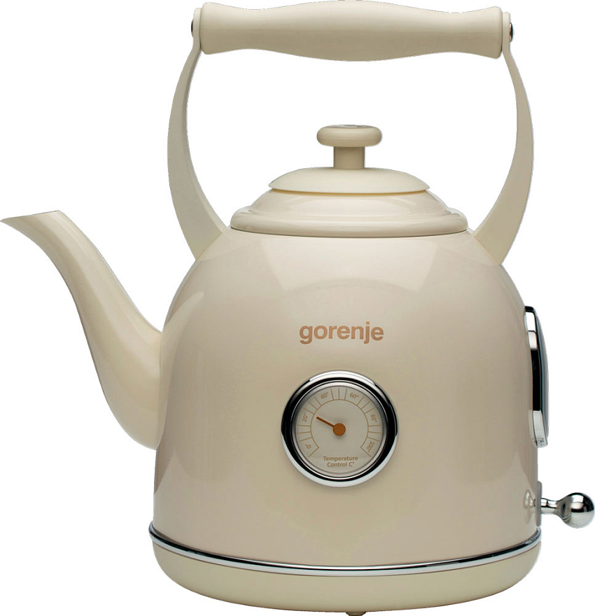 Чайник Gorenje "K17CLIN" 739543, электрический, бежевый