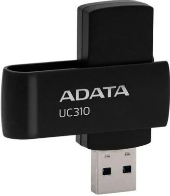 Накопитель USB flash 64ГБ ADATA "FlashDrive UC310" UC310-64G-RBK, черный
