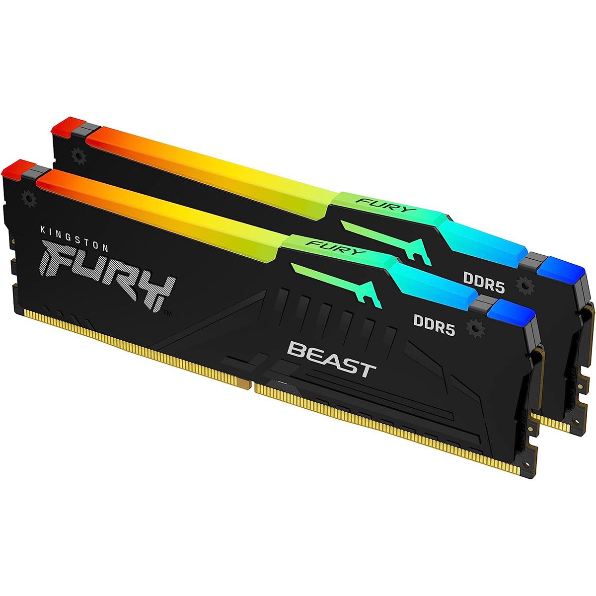 Модуль оперативной памяти 2x16ГБ DDR5 SDRAM Kingston "FURY Beast RGB" KF556C36BBEAK2-32